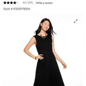 Talbots Classic Fit and Flare Dress